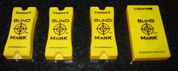 Blind Mark This new invention saves valuable time and money during the drywall process. It completely eliminates the need for measuring while easily identifying electrical boxes.