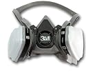 3M 6000 Series Respirator Half Facepiece Kit With Filters Medium (Most Common) (No Eye Protection)