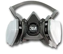 3M 6000 Series Respirator Half Facepiece Kit With Filters Medium (Most Common) (No Eye Protection)