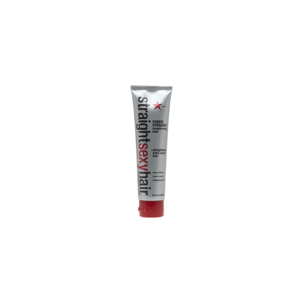 Big Sexy Straight Sexy Hair Power Straight Straightening Balm, 3.4 Ounce Tubes (Pack of 2)