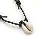 Surf Men's Surf - leather and cowrie shell necklace