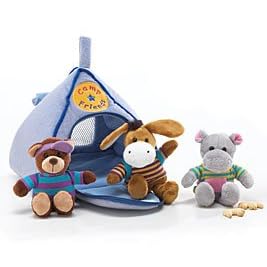 Adorable Animal Camp Friends --Plush Activity Set For Baby And Toddler Fun