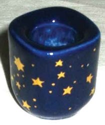 Candle Holder: Blue Star 1/2 (CH40BS)