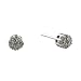 Jewelry : 10K White Gold .12ct.t.w. Diamond Cluster Earrings