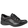 Clarks Women's Wave.Wheel Lace-Up, 5, Black Leather