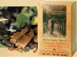 NUMI TEA MOONLIGHT SPICE - ORANGE SPICE WHITE TEA (16 tea bags) by Numi Tea