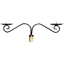 Wine Bottle Candelabra With Graceful Design Fits Standard Wine Bottles And Holds 2 Candles (Pkg/3)
