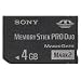 Sony Meemory Stick Pro Duo 4 GB, MSMT4GN