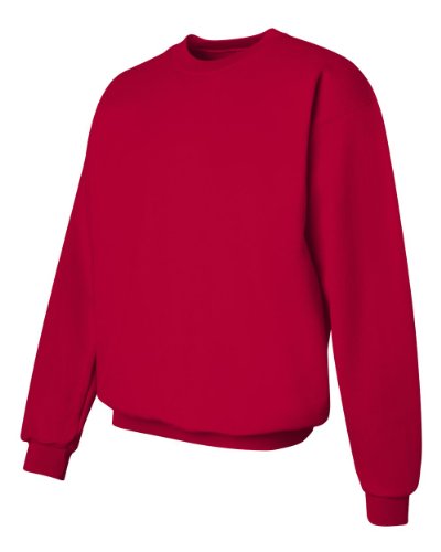 Hanes Adult Ultimate Cotton® Crew Neck - Deep Red - L