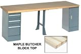 120 X 30 Extra-Long Bench - Maple Top