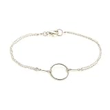 karma bracelet sterling silver thumbnail