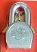 Bar & Shield Padlock-Chrome-plated and case-hardened.