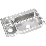 Elkay Manufacturing-Sinks #NMRB3324 33x22x7/5 Big/Litt Sink