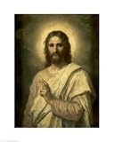 Figure of Christ by Heinrich Hofmann. Size 11.88 X 16.00