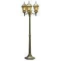 Home Triple Head Post Lamp - Antiqued Bronze