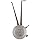 Mitutoyo 209-113 Dial Calipers, Inch, White Face, for Inside Measurements, 1.2"-2.2" Range, +/-0.002" Accuracy, 0.001" Resolution, 3.15" Jaw Depth