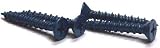 3/16 X 1 1/4 Concrete Screws Phillips / Flat Head / Blue Perma-Seal / 1 Drill Bit in Each Box / 100 Pc. Carton