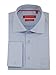 Gino Valentino Men's Modern Spread Collar French Cuff Cotton Dress Shirt