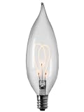 25 Watt Candelabra Base Light Bulb.