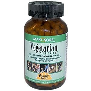 Vegetarian Support by Country Life – 120 Capsules