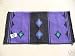 MAYATEX SHOW SADDLE BLANKET PAD HORSE TACK PURPLE AND BLACK