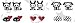 Skelanimals: Earrings - Kit, Jack, and Dax 6 Packs (with hearts)