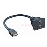 HDMI Y Adapter 1x St an 2x Bu