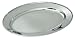 Kitchen & Housewares : 14''x9'' OVAL STAINLESS STEEL SERVING TRAY