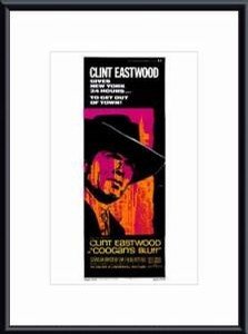 Coogan's Bluff, Art Poster with Metal Frame, poster size: 11