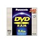 Panasonic LMAD240E DVD-RAM disc - 9.4GB, double sided with cartridge