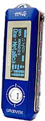 Milestone GROOVOX WAVE メモリプレーヤー (FMラジオ対応) 256MB ブルー [MMGV05-256BU]