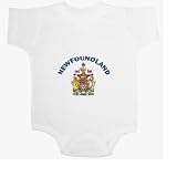 Newfoundland Coat of Arms Baby Ultrasoft Onesie