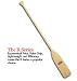 Canoe PADDLE, BASSWOOD 4 FEET