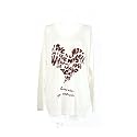 プリントオフラインチュニックロングTシャツ [ 激安 Ｔシャツ チュニック ]