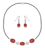 Amber jewelry set, 'Truthful Love' 19 L