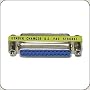 Slimline DB-25 Female/Female Gender Changer