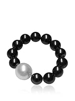 MAYUMI Anillo Fascino (Negro / Blanco)