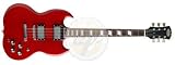 SG Style Electric Guitar - Cherry Red Finish