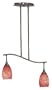 Medici 2 Light Lava Convertible Pendant