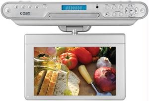 31JWEuaPPcL Coby KTF DVD1093 10 Widescreen TFT Under the Cabinet DVD/CD Player