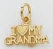 I Love My Grandma Charm - C397