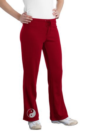 YIN YANG Ladies Yoga Meditation Pants - Ankle Print