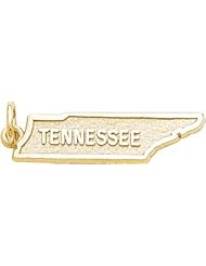 Rembrandt Charms Tennessee Charm, 10K Yellow Gold