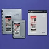 MEAD(06396) Digital Notebook, 5-3/8 x 8, Perforated, Wirebound, 80 Sheets, Silver/Black MEAD(06396) Digital Notebook, 5-3/8 x 8, Perforated, Wirebound, 80 Sheets, Silver/Black