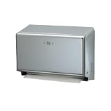 San Jamar Mini Combination Hand Towel Cabinet, Chrome Finish, 11-1/8w x 3-7/8d x 7-7/8h
