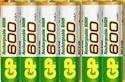 Pack of 6 x 600mAh rechargeable AAA Cordless Telephone replacement batteries
