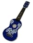 White Flower Ukulele 20" Blue