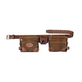 BucketBoss 88427 U.S. Leather Carpenters Apron by Bucket Boss