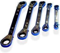 5 Pc Offset Ratchet Wrench