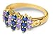 14KT Ladies Sapphire and Tanzanite Ring